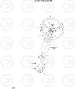 5030 STEERING COLUMN GROUP 100/120/135/160D-7, Hyundai