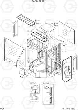 6030 CABIN SUB 1 100/120/135/160D-7, Hyundai