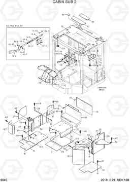 6040 CABIN SUB 2 100/120/135/160D-7, Hyundai