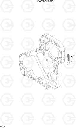 9015 DATAPLATE 100/120/135/160D-7, Hyundai