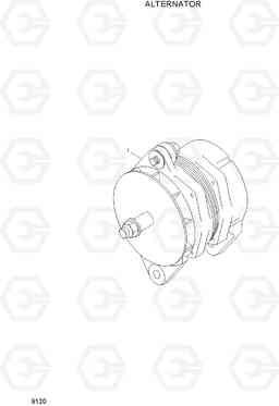 9120 ALTERNATOR 100/120/135/160D-7, Hyundai