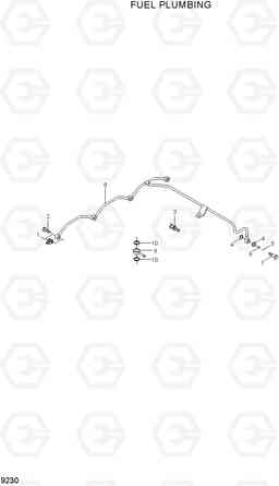 9230 FUEL PLUMBING 100/120/135/160D-7, Hyundai