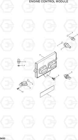 9430 ENGINE CONTROL MODULE 100/120/135/160D-7, Hyundai