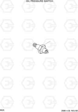9525 OIL PRESSURE SWITCH 100/120/135/160D-7, Hyundai