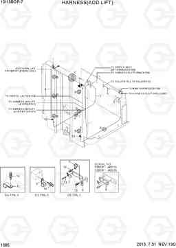 1085 HARNESS(ADD LIFT) 10/13BOP-7, Hyundai