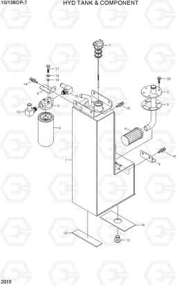 2010 HYD TANK & COMPONENT 10/13BOP-7, Hyundai