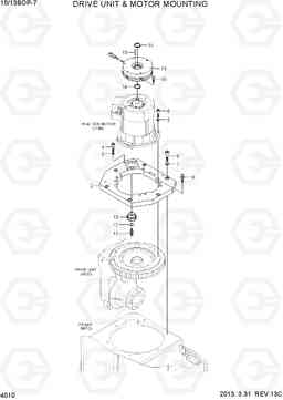 4010 DRIVE UNIT & MOTOR MOUNTING 10/13BOP-7, Hyundai