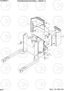 6015 FRAME (SSANGYONG, 13BOP-7) 10/13BOP-7, Hyundai