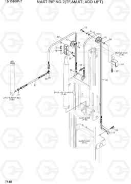 7146 MAST PIPING 2(TF-MAST, ADD LIFT) 10/13BOP-7, Hyundai