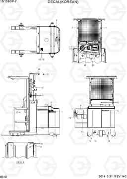 8010 DECALS(KOREAN) 10/13BOP-7, Hyundai