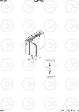 1050 BATTERY 10/13BR-7, Hyundai