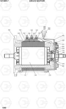 1060 DRIVE MOTOR 10/13BR-7, Hyundai