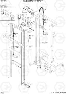 7020 INNER MAST(V-MAST) 10/13BR-7, Hyundai