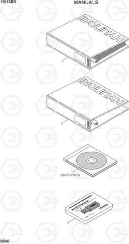 8040 MANUALS 10/13BR-7, Hyundai