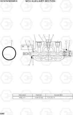 3080 MCV AUXILIARY SECTION 10/13/15/18/20BR-9, Hyundai