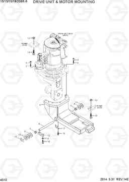 4010 DRIVE UNIT & MOTOR MOUNTING 10/13/15/18/20BR-9, Hyundai