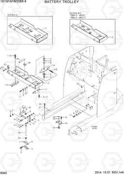 6040 BATTERY TROLLY 10/13/15/18/20BR-9, Hyundai