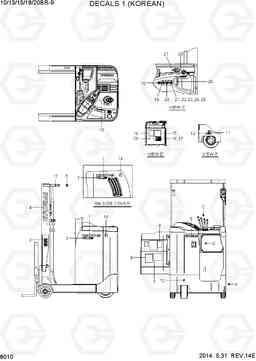 8010 DECALS 1 (KOREAN) 10/13/15/18/20BR-9, Hyundai
