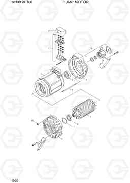 1080 PUMP MOTOR 10/13/15BTR-9, Hyundai