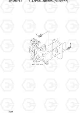 2035 3,4-SPOOL CONTROL (FINGERTIP) 10/13/15BTR-9, Hyundai