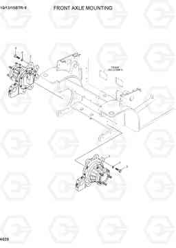 4020 FRONT AXLE MOUNTING 10/13/15BTR-9, Hyundai