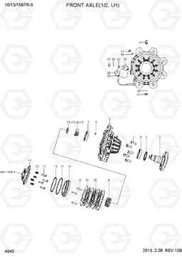 4040 FRONT AXLE(1/2, LH) 10/13/15BTR-9, Hyundai