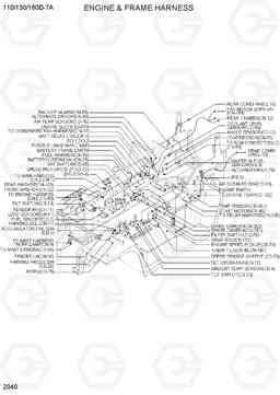 2040 ENGINE & FRAME HARNESS 110/130/160D-7A, Hyundai
