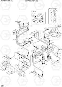 3070 BRAKE PIPING 110/130/160D-7A, Hyundai