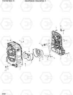 4040 GEARBOX HOUSING 1 110/130/160D-7A, Hyundai