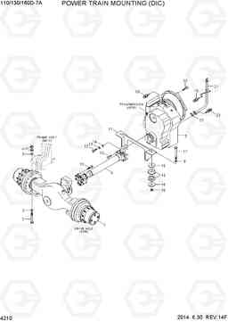 4210 POWER TRAIN MOUNTING (DIC) 110/130/160D-7A, Hyundai