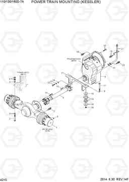 4215 POWER TRAIN MOUNTING (KESSLER) 110/130/160D-7A, Hyundai