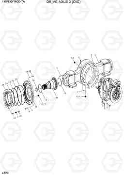 4320 DRIVE AXLE 3 (DIC) 110/130/160D-7A, Hyundai