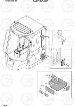 6020 CABIN GROUP 110/130/160D-7A, Hyundai