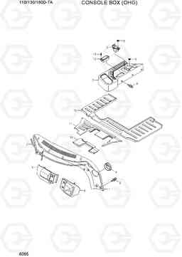 6065 CONSOLE BOX (OHG) 110/130/160D-7A, Hyundai