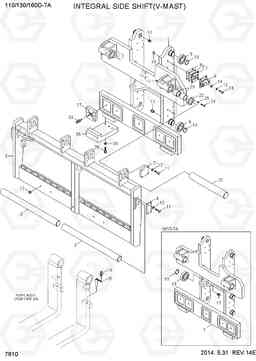 7610 INTEGRAL SIDE SHIFT (V-MAST) 110/130/160D-7A, Hyundai