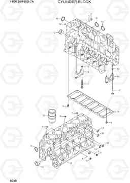 9030 CYLINDER BLOCK 110/130/160D-7A, Hyundai