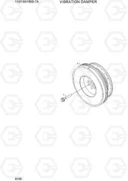9100 VIBRATION DAMPER 110/130/160D-7A, Hyundai