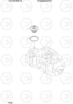 9130 THERMOSTAT 110/130/160D-7A, Hyundai