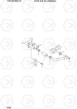 9180 EGR AIR PLUMBING 110/130/160D-7A, Hyundai