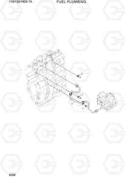 9290 FUEL PLUMBING 110/130/160D-7A, Hyundai