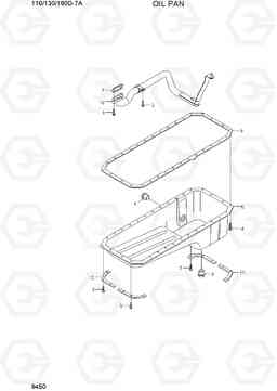 9450 OIL PAN 110/130/160D-7A, Hyundai