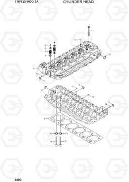 9490 CYLINDER HEAD 110/130/160D-7A, Hyundai