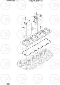 9550 ROCKER LEVER 110/130/160D-7A, Hyundai