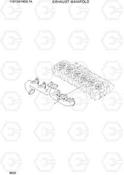 9620 EXHAUST MANIFOLD 110/130/160D-7A, Hyundai