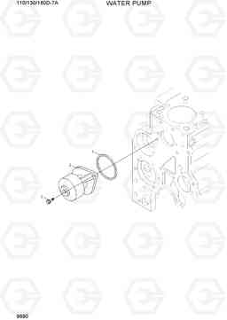 9690 WATER PUMP 110/130/160D-7A, Hyundai