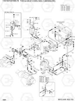 3081 T/M & D/AXLE COOLING (KESSLER 2) 110/130/140/160D-7E, Hyundai