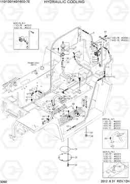 3090 HYDRAULIC COOLING 110/130/140/160D-7E, Hyundai