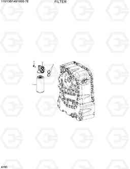 4180 FILTER 110/130/140/160D-7E, Hyundai