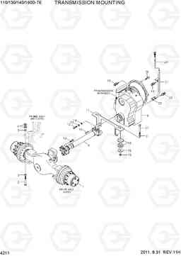 4211 POWER TRAIN MOUNTING(LOCAL) 110/130/140/160D-7E, Hyundai