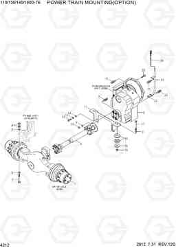 4212 POWER TRAIN MOUNTING(OPTION) 110/130/140/160D-7E, Hyundai